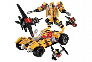 Конструктор с фигурками - Робот-машина, 622 детали (Enlighten Brick, BRICK3404 (12))